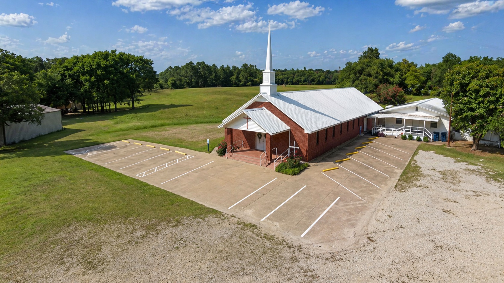 Shady Grove Church building in Emory, Texas